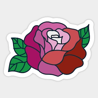 Lesbian flower Sticker